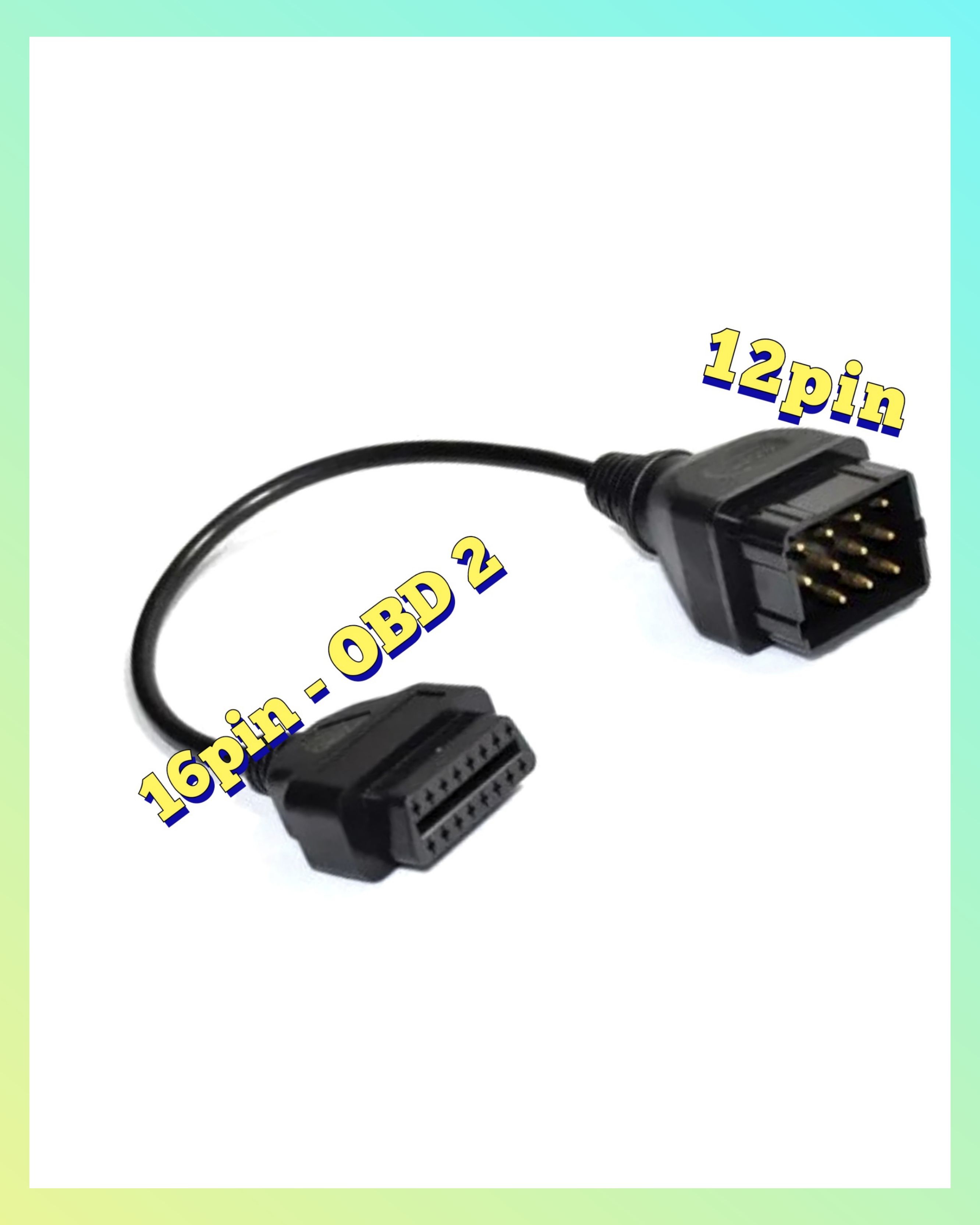 переходник газ 12 pin на obdii 16 pin gaz 12 pin