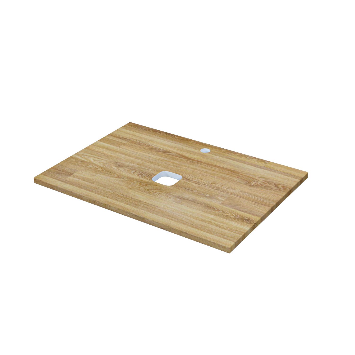 Фото товара на маркетплейсе ozon Столешница на тумбу в ванную, натуральный дуб, срощенный, 70 см, золотистый, Optima Home, IDDIS, OPH70N0i89