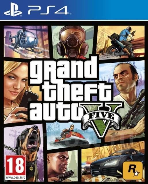 Игра GTA 5 (Grand Theft Auto V) для Playstation 4 русские субтитры