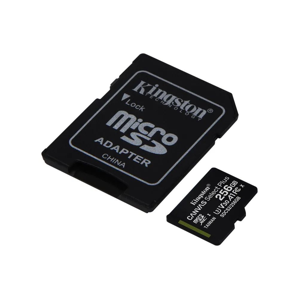 Карта памяти Kingston Canvas microSD 256 ГБ / microSDXC Canvas 256 ГБ / Карта расширения памяти 256 GB