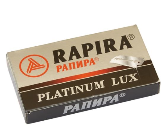 Rapira Лезвия классические Platinum Lux, с платиновым напылением, 3х5 шт