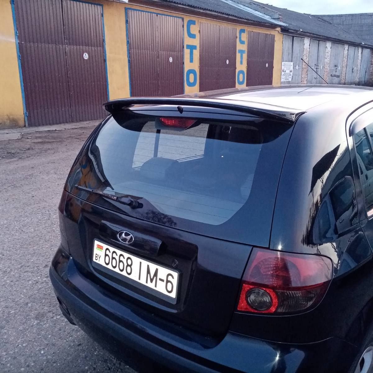 Спойлер на багажник для Hyundai Getz (02-11)