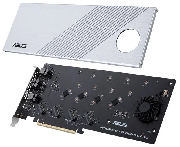 Адаптер Asus HYPER M.2 X16 GEN 4 CARD (90MC08A0-M0EAY0)