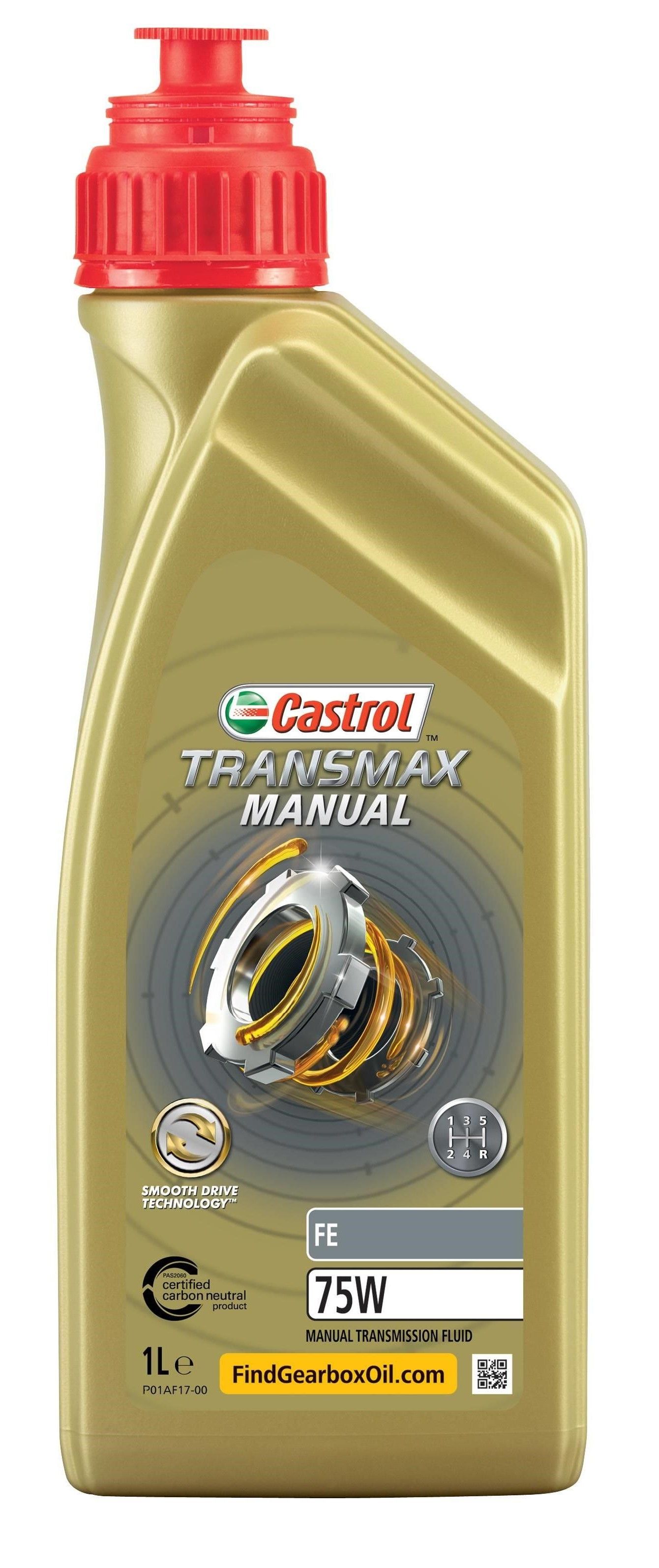 ТРАНСМИССИОННОЕ МАСЛО CASTROL TRANSMAX MANUAL FE 75W, 1л - купить по  выгодной цене в интернет-магазине OZON (1404837984)