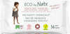 Naty Детские влажные салфетки, без запаха, 56 шт - изображение