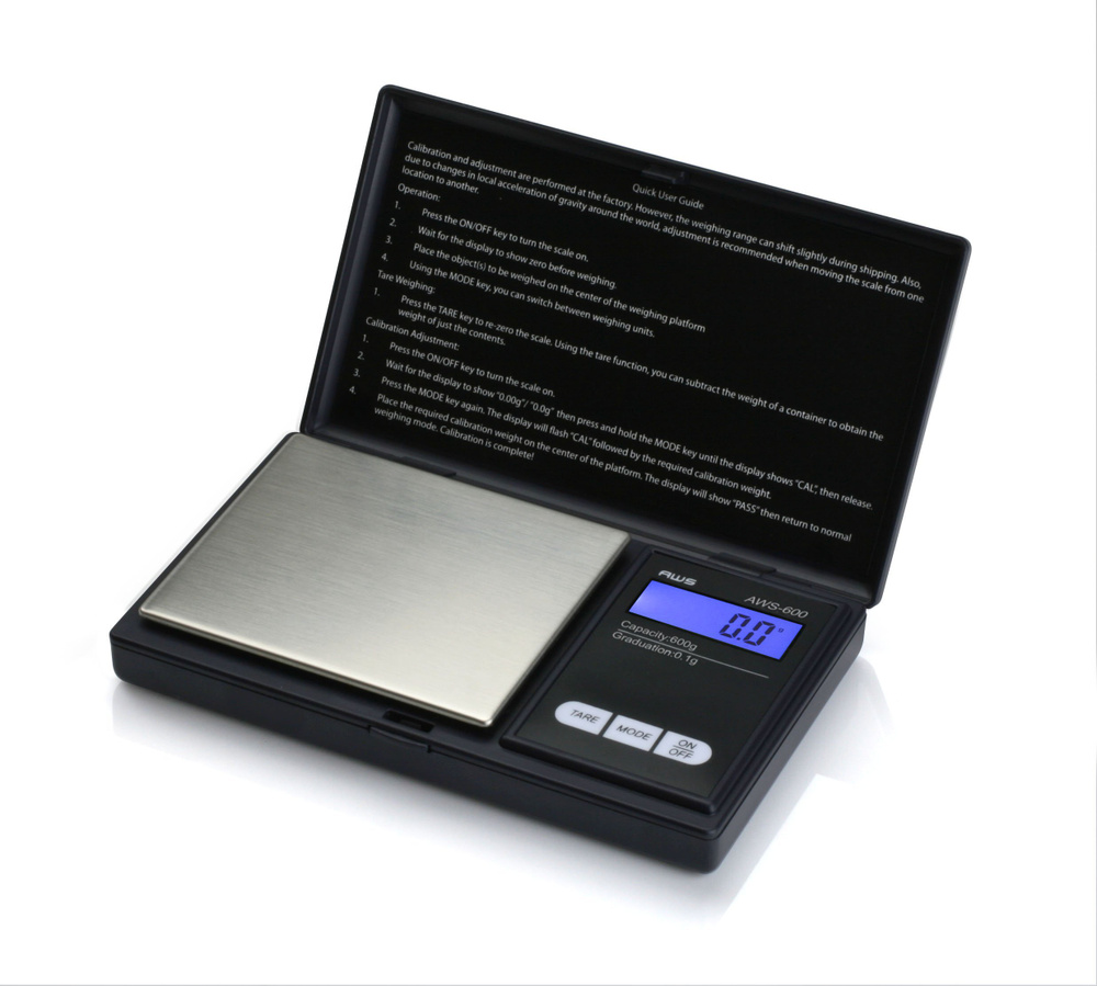 Ювелирные весы портативные карманные Digital Pocket Scale 300г x 0.01г. (+2  Батарейки в комплекте) — купить в интернет-магазине OZON с быстрой доставкой