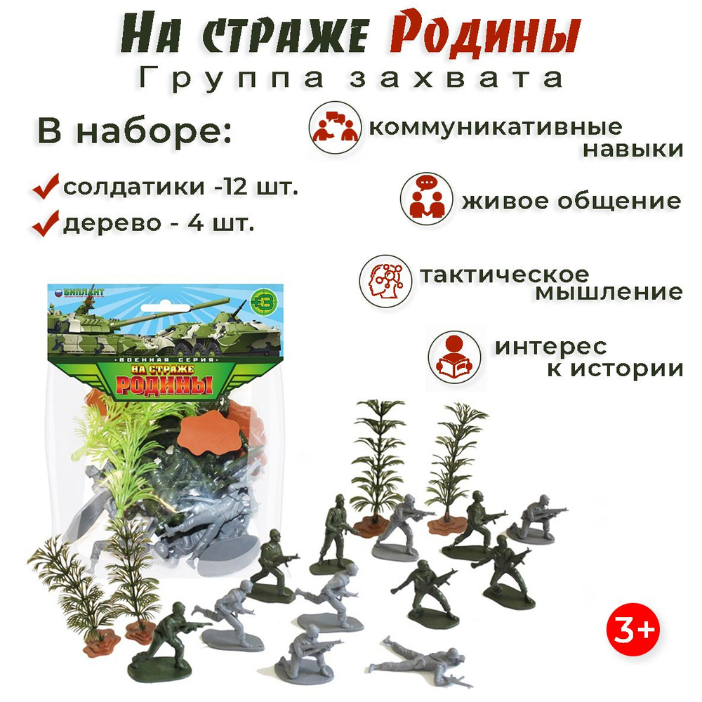 Игровой набор для мальчиков Группа захвата солдатики Биплант/игрушки для  мальчиков/военная техника игрушка - купить с доставкой по выгодным ценам в  интернет-магазине OZON (155434651)