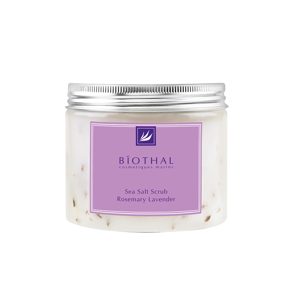 Скраб для тела BIOTHAL Скраб соляной для тела Розмарин Лаванда Sea Salt Scrub Rosemary Lavander