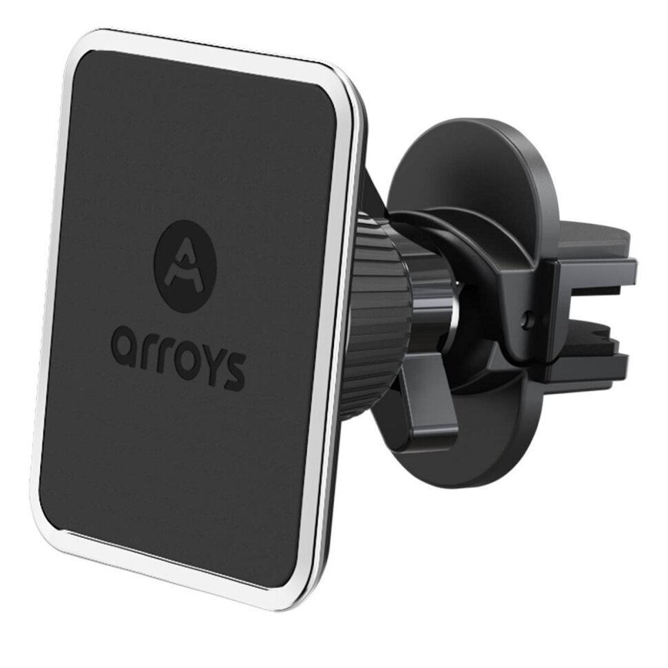 Держатель смартфона с функцией беспроводной зарядки arroys dash w1 auto black