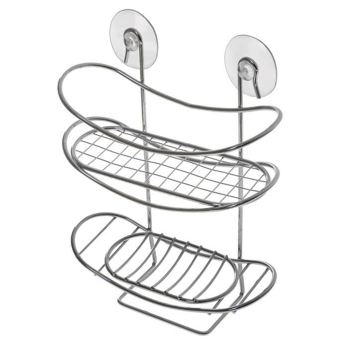 Полка 2-х ярусная на присосках - купить по низкой цене в интернет ...
