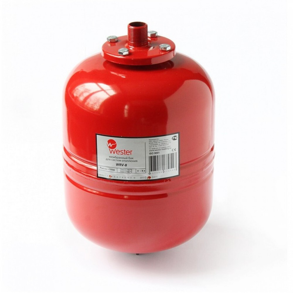 Мембранный бак для отопления Wester WRV 8 — купить в интернет-магазине ...