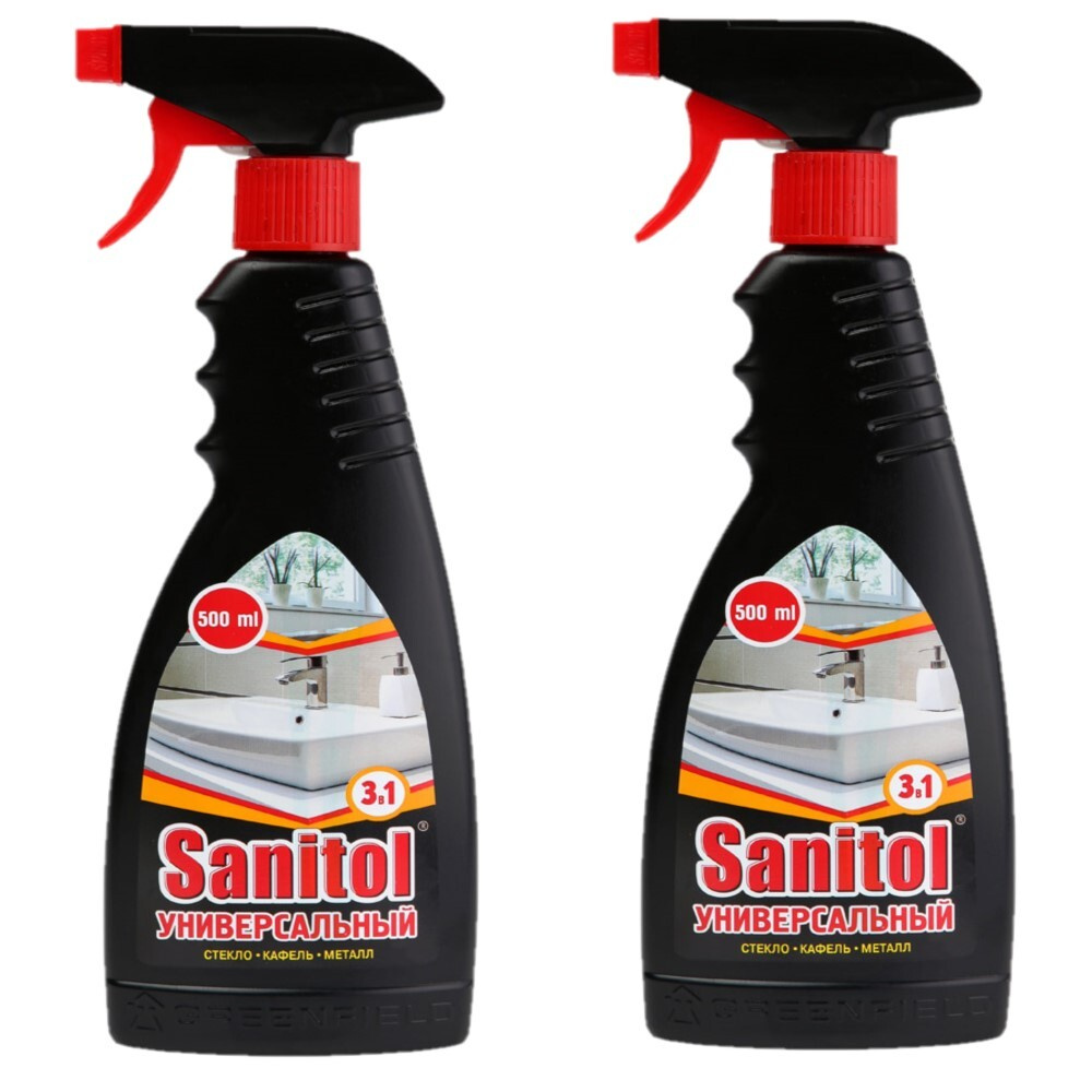 SANITOL/ Чистящий спрей для кухни, ванной комнаты и туалета ...