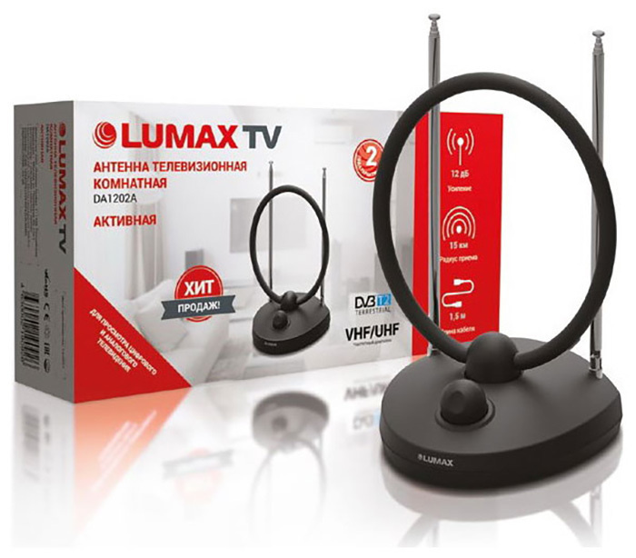 ТВ антенна Lumax DA1202A — купить в интернет-магазине OZON с быстрой ...