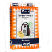 Мешки-пылесборники Vesta Filter SM 07 для пылесосов SAMSUNG, 5 шт. Спонсорские товары