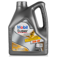Моторное масло MOBIL SUPER 3000 X1 5W-40 Синтетическое 4 л. Спонсорские товары