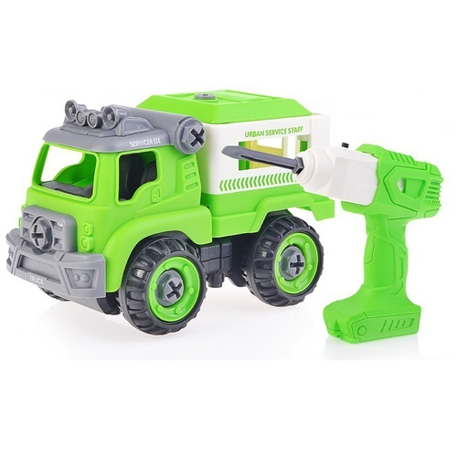 mashina konstruktor s otvertkoj i shurupovertom oubaoloon 669 3b stroitelnaya tehnika v korobke