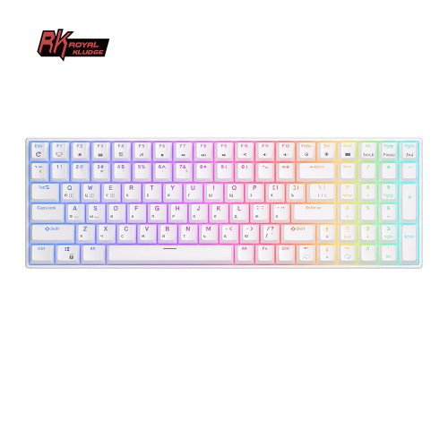 13 отзывов на Беспроводная клавиатура Royal Kludge RK100 RGB Белая ...