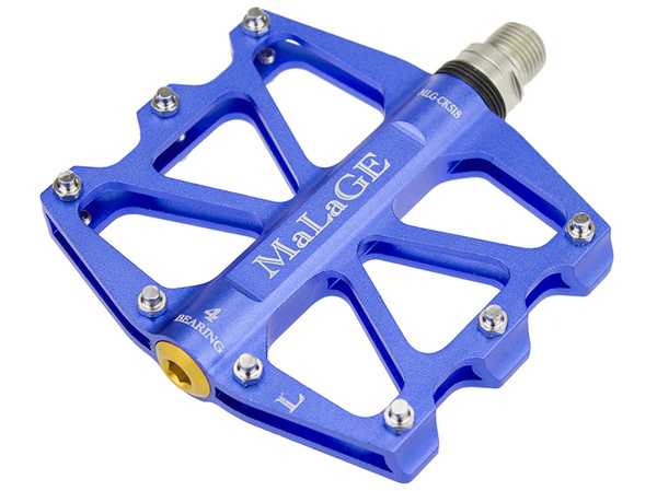 MALAGE Педали mlg-CK518 ал. CNC, синий - купить с доставкой по выгодным ...