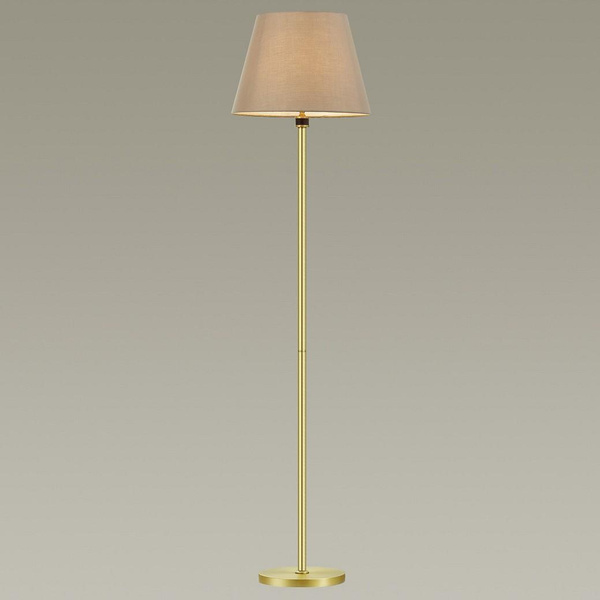 Торшер напольный цвет античная латунь, бежевый, цоколь E14 1*5-10W ...