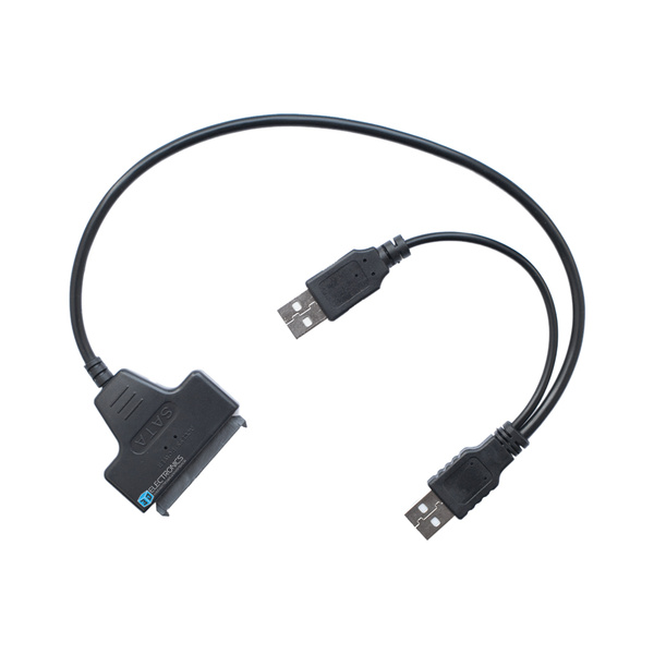 Кабель USB 2.0 Адаптер-переходник USB - SATA 7+15 pin для HDD 3.5 ...