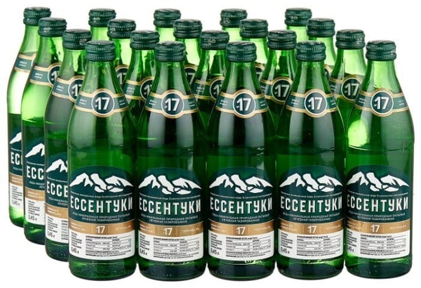 Вода "Ессентуки №17" 0.45 стекло 20 бутылок - купить с доставкой по ...