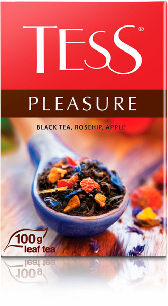 Tess Pleasure черный листовой чай, 100 г - купить с доставкой по ...
