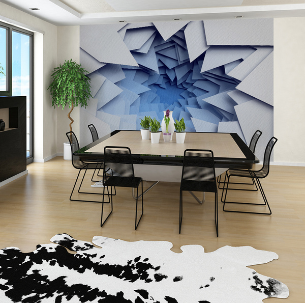 3Д Фотообои 3d флизелин на стену DIVINO Decor "Слои бумаги 300х270 ...