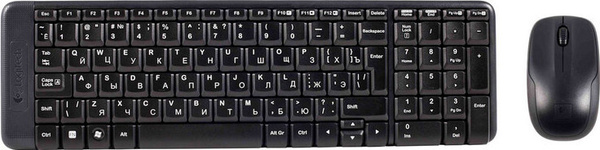 Набор клавиатура+мышь беспроводная Logitech Desktop MK220(920-003169 ...