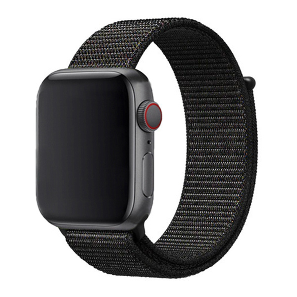 Нейлоновый тканевый ремешок, браслет для смарт часов Apple Watch (Эпл ...