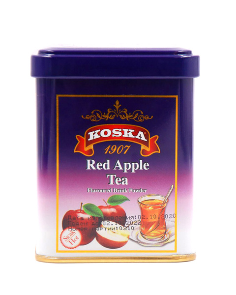 Турецкий растворимый чай со вкусом красного яблока, "Koska" Krmizi Elma ...