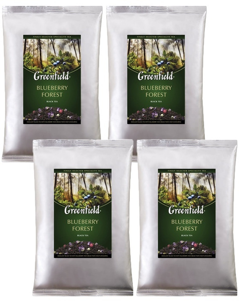 Черный чай Greenfield Blueberry Forest, 250 гр х 4 шт - купить с ...