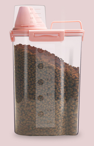 Емкость с мерным стаканом для корма - купить с доставкой по выгодным ...