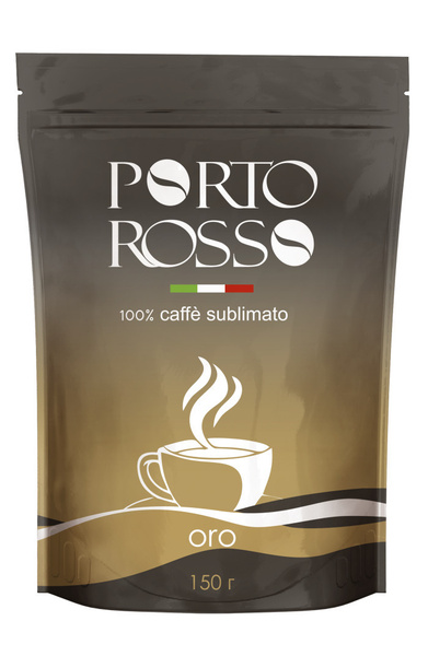 Кофе растворимый, PORTO ROSSO ORO, 100% натуральный сублимированный ...