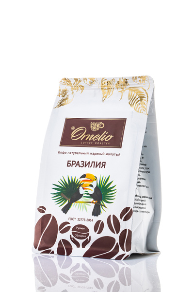 Кофе молотый Ornelio Бразилия 250 гр - купить с доставкой по выгодным ...