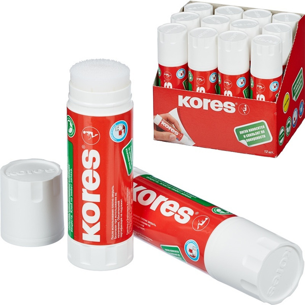 Клей-карандаш Kores 40 г - купить с доставкой по выгодным ценам в ...