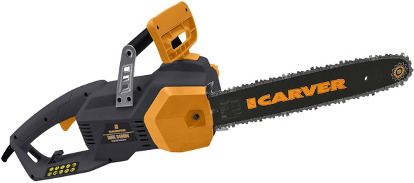 Электрическая цепная пила Carver RSE- 2400М 2200Вт 3л.с. дл.шин.:16 ...