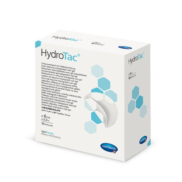HydroTac круглые. Гидрогелевая повязка на рану: диаметр 6 см, 10 шт ...