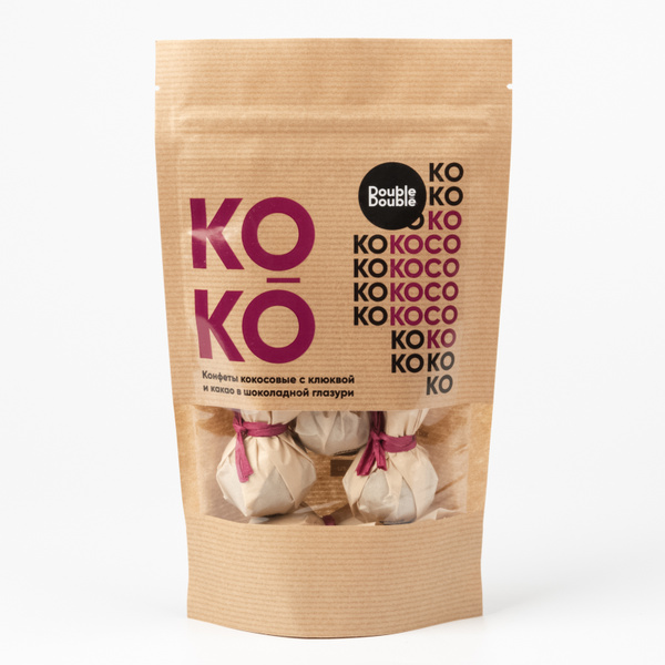 Конфеты КОКО кокосовые с клюквой и какао - купить с доставкой по ...