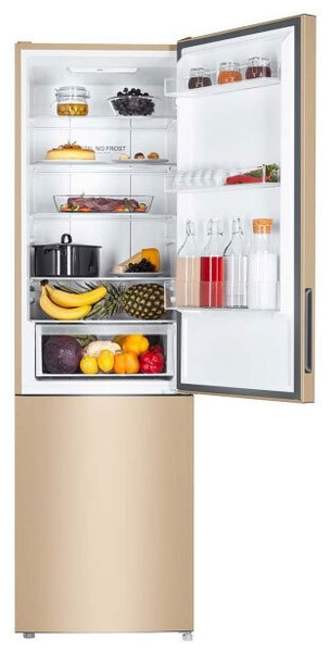 Холодильник Haier CEF 537 AGG, золотой - купить по доступной цене в ...