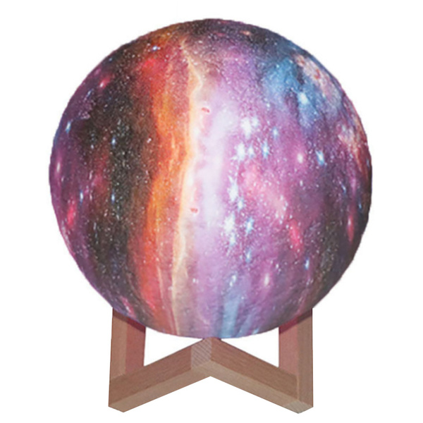 Купить Лунная лампа для детей, ночник, лампа Galaxy, 16 цветов, 3D ...