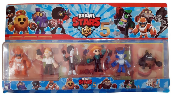 Игровой набор фигурок персонажей игры Бравл Старс/Браво Старс (Brawl ...
