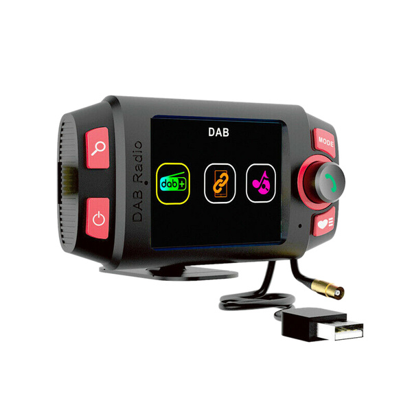 2 4-дюймовый автомобильный радиоадаптер DAB + DAB FM-передатчик MP3 ...