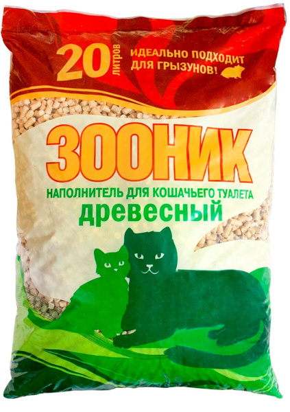 Наполнитель для кошачьего туалета ЗООНИК ДРЕВЕСНЫЙ - наполнитель ...