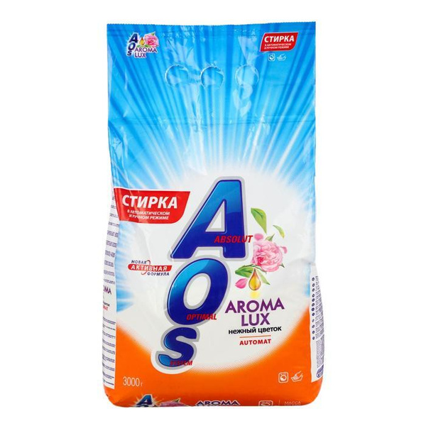 Стиральный порошок Aos Aroma Lux Automat, автомат, 3 кг - купить с ...