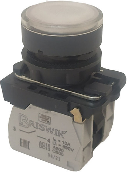 КМЕ 4520м -Л 220В белый 2но+0нз Цилиндр IP54 с Инд выключатель ...