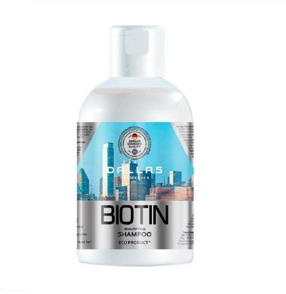 Шампунь DALLAS BIOTIN BEAUTIFYING для улучшения роста волос с биотином ...