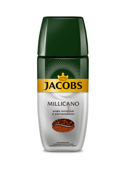 Кофе JACOBS Monarch Millicano молотый в растворимом пакет, 150г ...