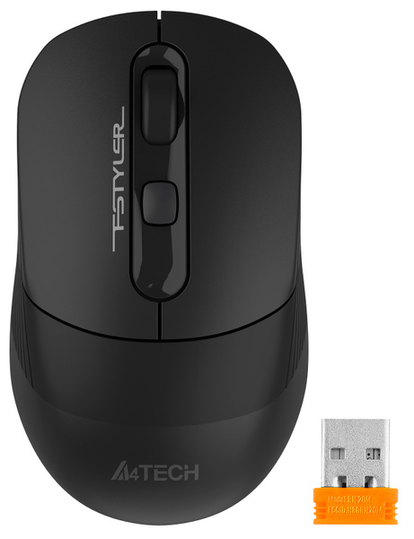 Мышь беспроводная A4Tech FB10C_341020 озон FB10C STONE BLACK, черный ...