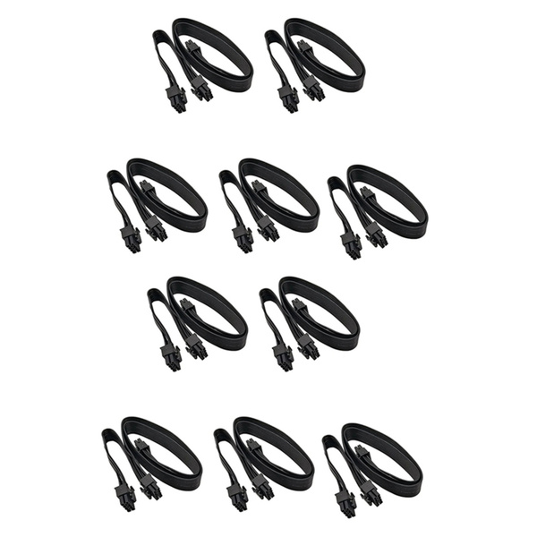 10Pcs ATX CPU 8 Pin Male to Dual PCIe 2X 8 Pin 6 + 2 Male Кабель ...