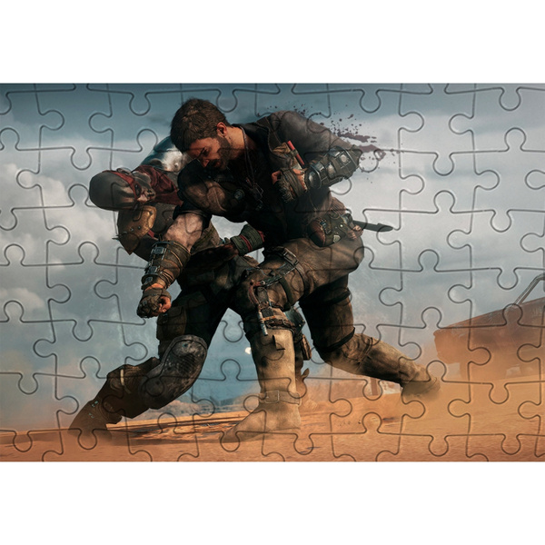 Пазл Картонный 29x20 см Mad Max (Безумный Макс, мэд макс, дорога ярости ...